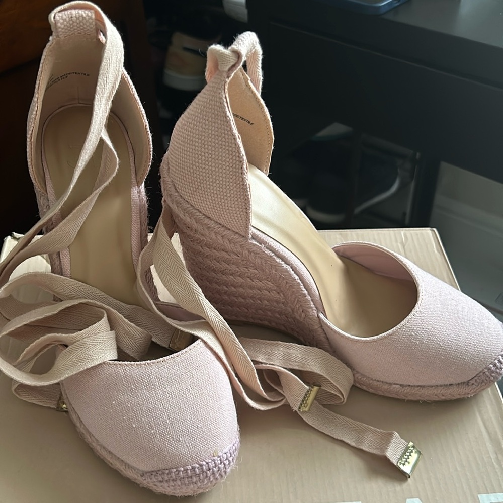 Justfab espadrille wedges